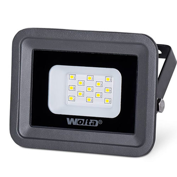 Светодиодный прожектор WOLTA WFL-10W/06W серый  5500K 10Вт SMD IP65 850Лм - Светильники - Прожекторы - Магазин сварочных аппаратов, сварочных инверторов, мотопомп, двигателей для мотоблоков ПроЭлектроТок